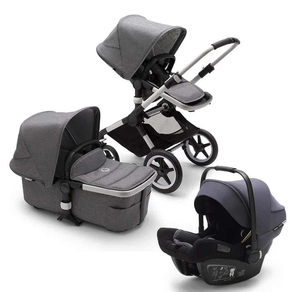Bugaboo Fox 2 ALU - Серый Меланж (Grey Melange)