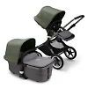 Bugaboo Fox 3 GRAPHITE - Серый меланж / Зелёный (Grey Melange / Forest Green)