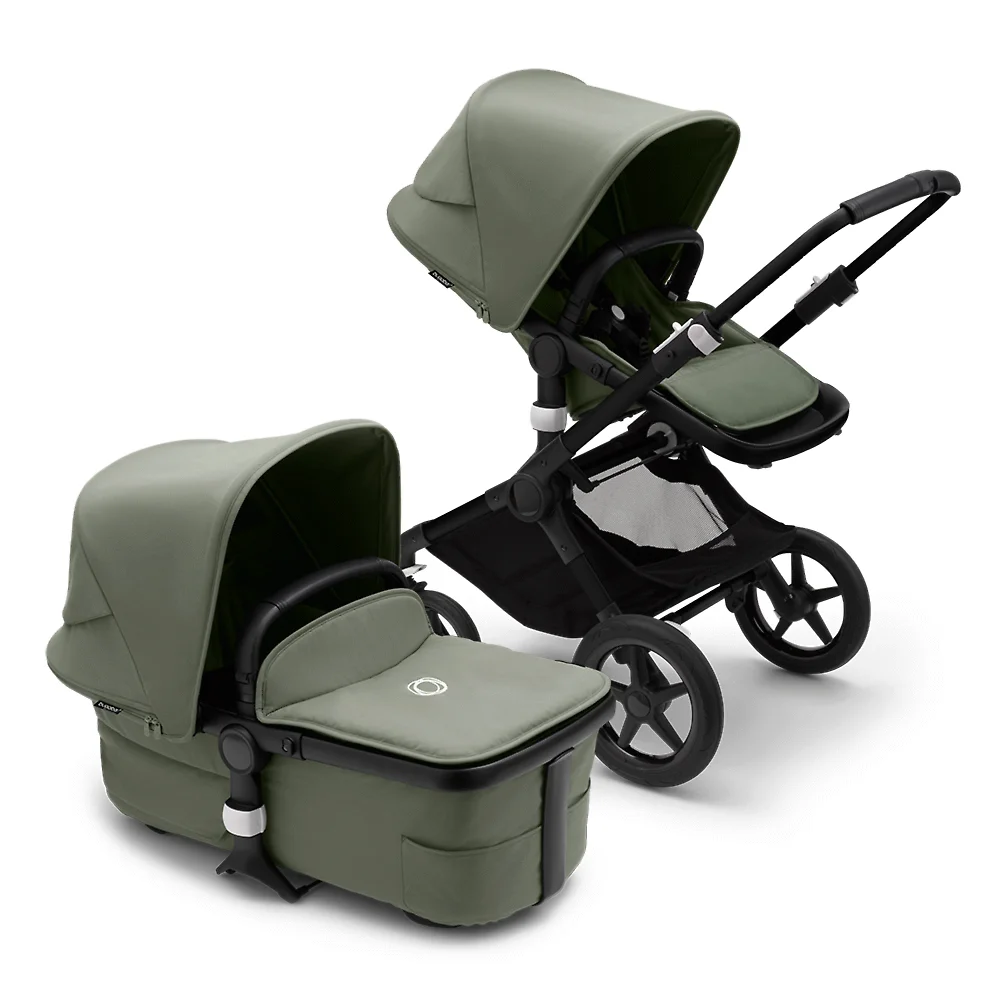 Bugaboo Fox 3 BLACK - Зелёный (Forest Green)