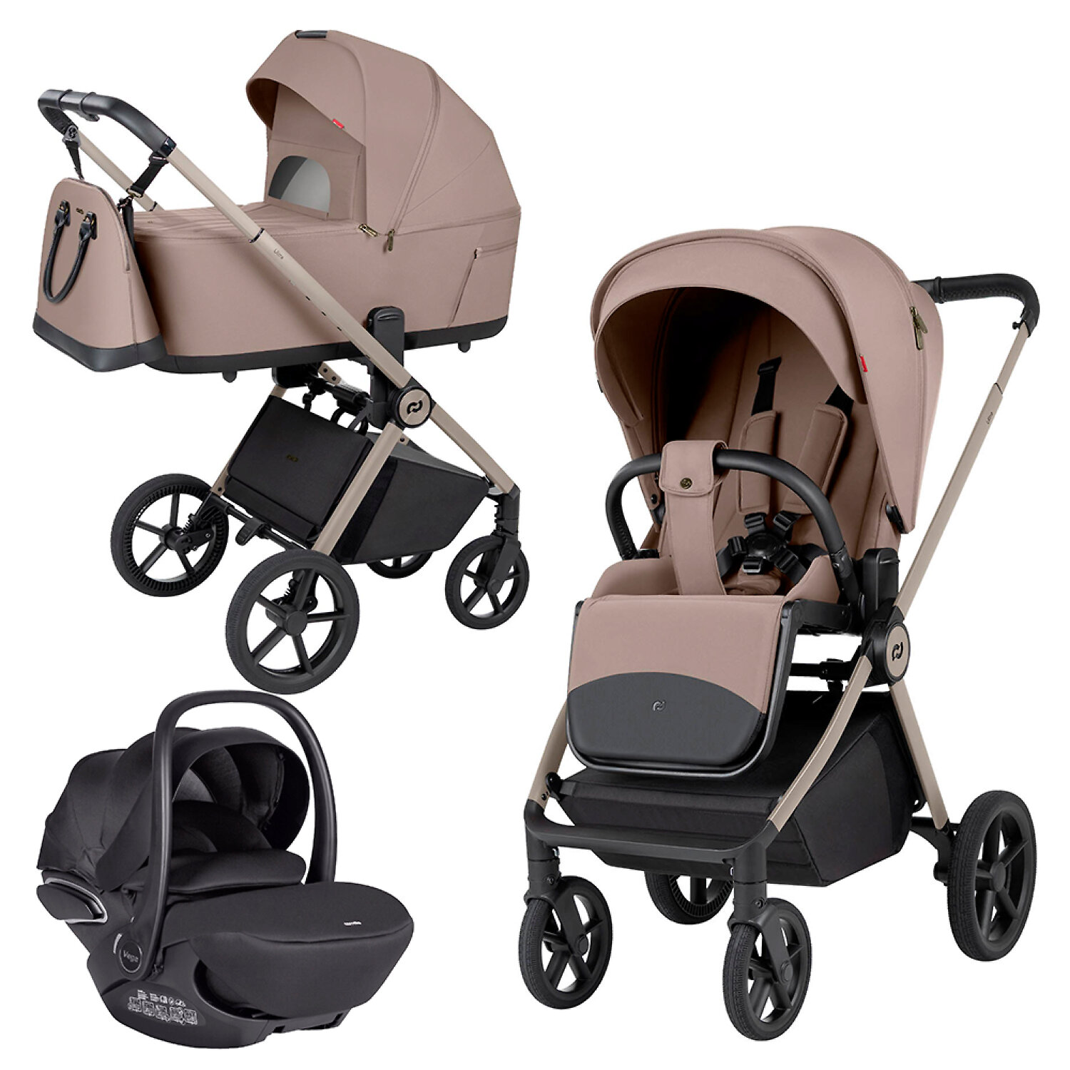 Carrello Ultra F + Vega - Тёмно-бежевый (Vintage Beige)
