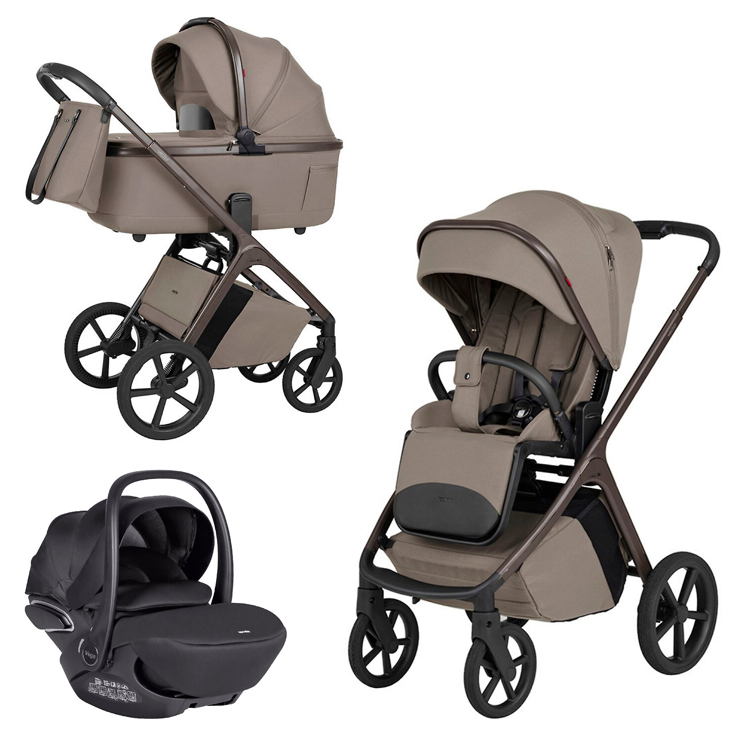 Carrello Vector F + Vega - Бежевый (Flannel Beige)