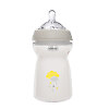 Бутылочка для кормления Chicco Natural Feeling - Быстрый поток (Серый / 330 мл)
