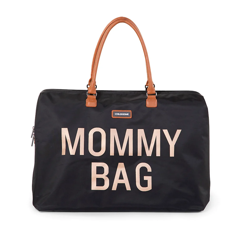 Childhome Mommy Bag - Чёрный / Золотой (Black Gold)