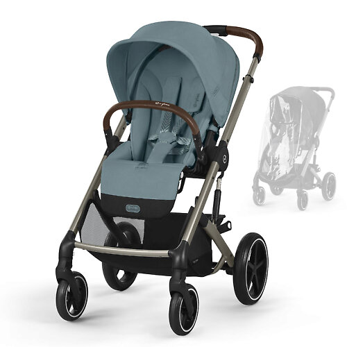 Cybex Balios S Lux - Бирюзовый (Stormy Blue TPE RC / 2025 - Дождевик)