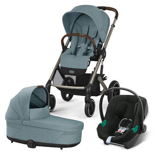 Cybex Balios S Lux + Aton B2 i-Size - Бирюзовый (Stormy Blue TPE)