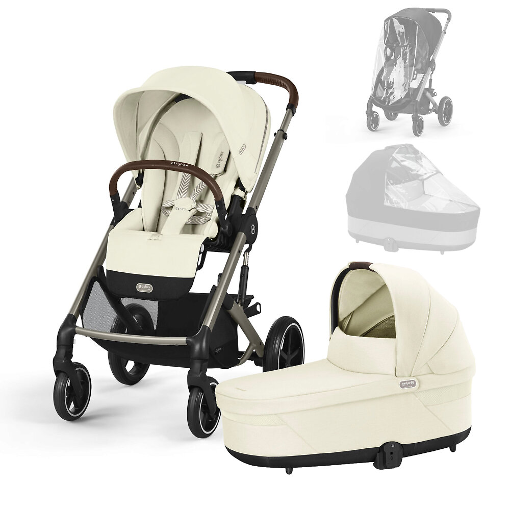 Cybex Balios S Lux - Кремовый (Seashell Beige TPE RC / CRC / 2025 - Дождевики)
