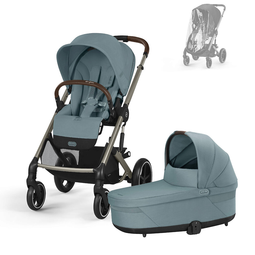 Cybex Balios S Lux - Бирюзовый (Stormy Blue TPE RC / 2025 - Дождевик)