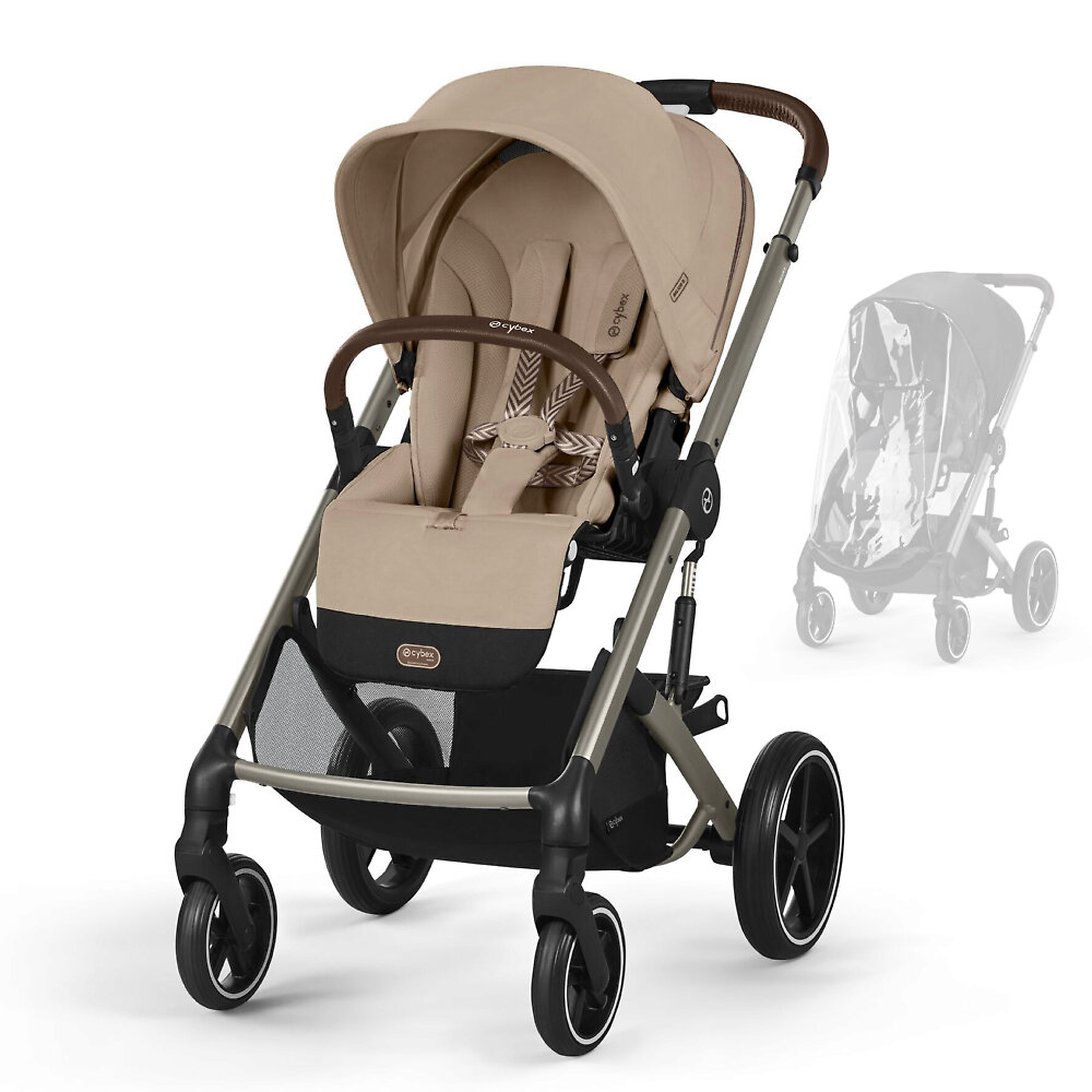 Cybex Balios S Lux - Бежевый (Almond Beige TPE RC / 2025 - Дождевик)