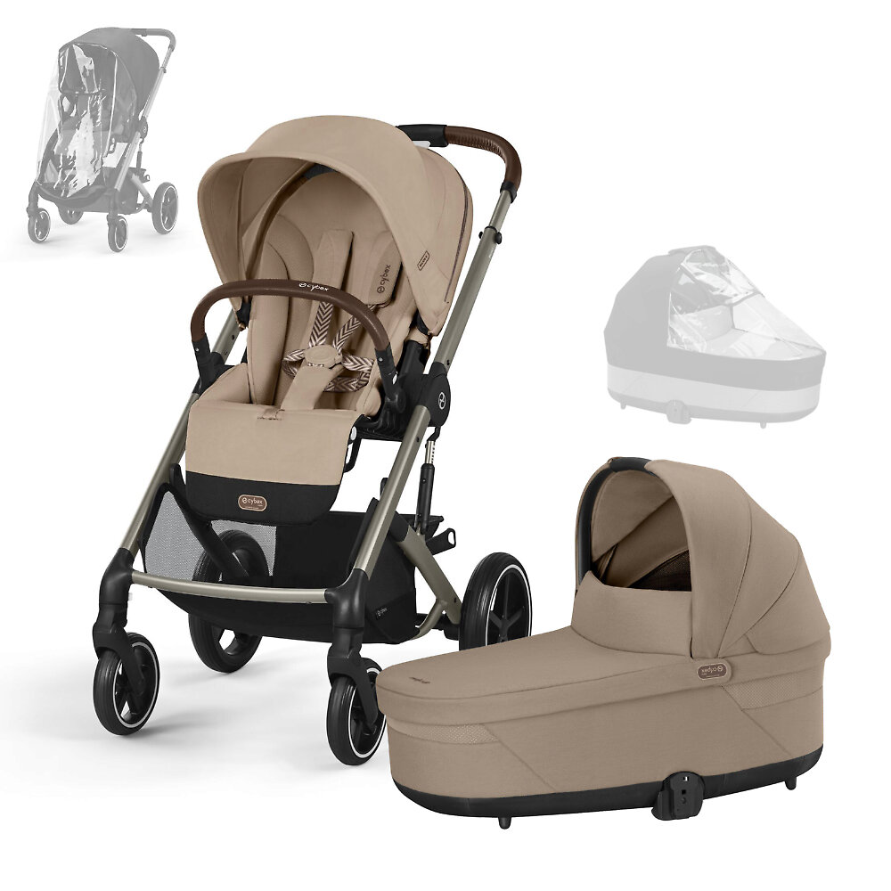 Cybex Balios S Lux - Бежевый (Almond Beige TPE RC & CRC / 2025 - Дождевики)