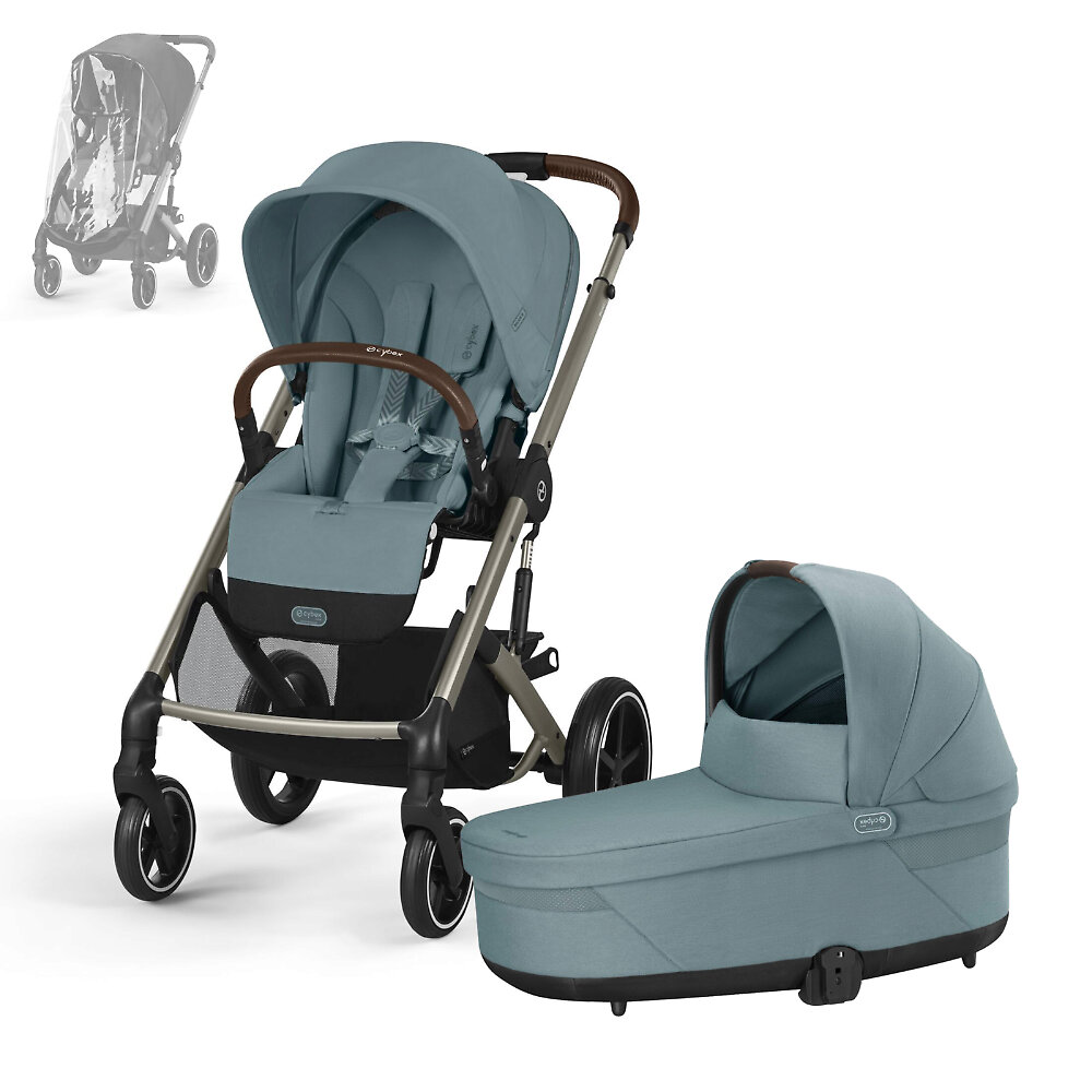 Cybex Balios S Lux - Бирюзовый (Stormy Blue TPE RC / 2025 - Дождевик)