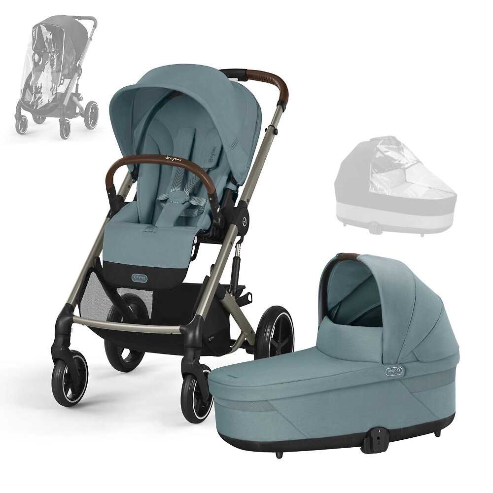 Cybex Balios S Lux - Бирюзовый (Stormy Blue TPE RC & CRC / 2025 - Дождевики)