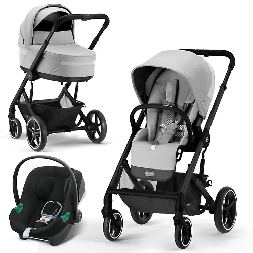 Cybex Balios S Lux + Aton B2 i-Size - Серый (Lava Grey BLK / Volcano Black)
