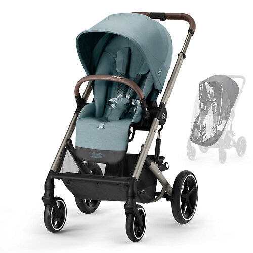 Cybex Balios S Lux - Бирюзовый (Sky Blue TPE RC - Дождевик)