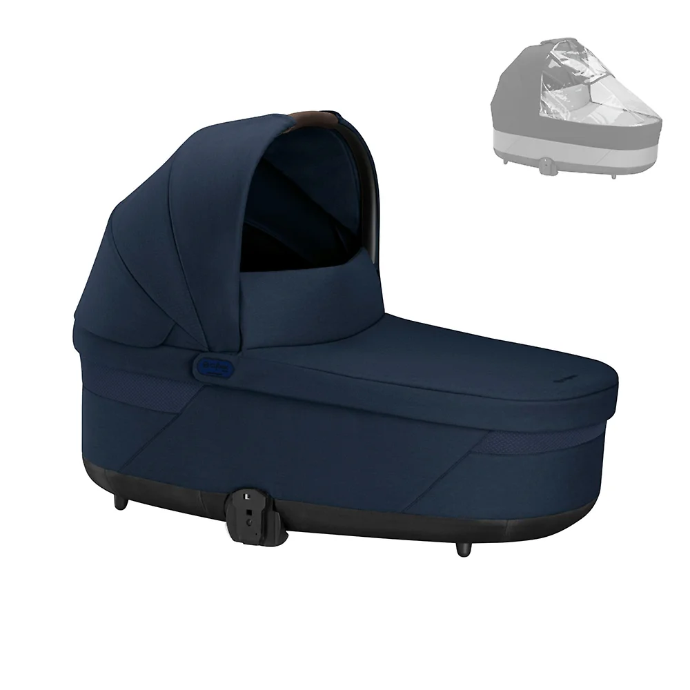 Cybex Cot S Lux - Синий (Ocean Blue RC - Дождевик)
