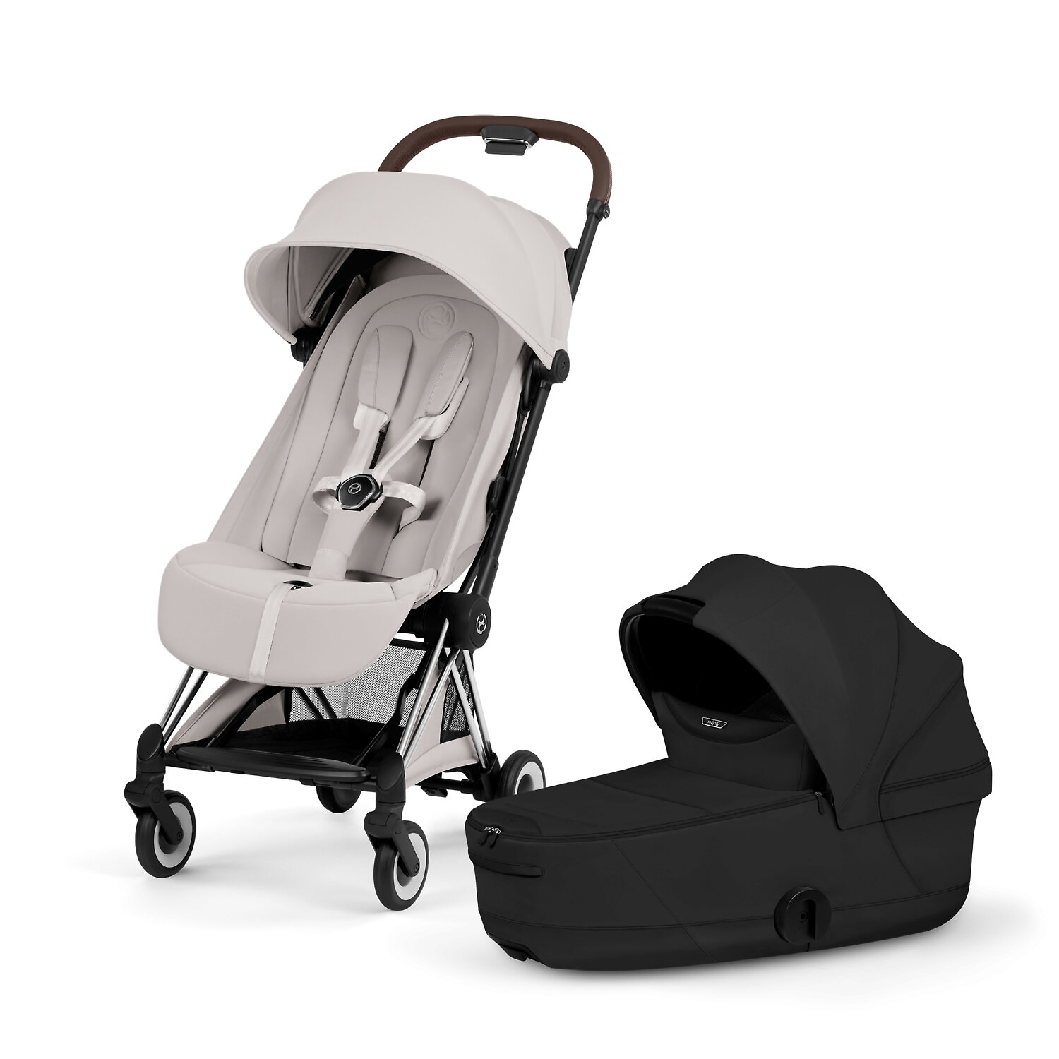 Cybex Coya Style - Серый / Серебристая рама (City Grey / Silver)