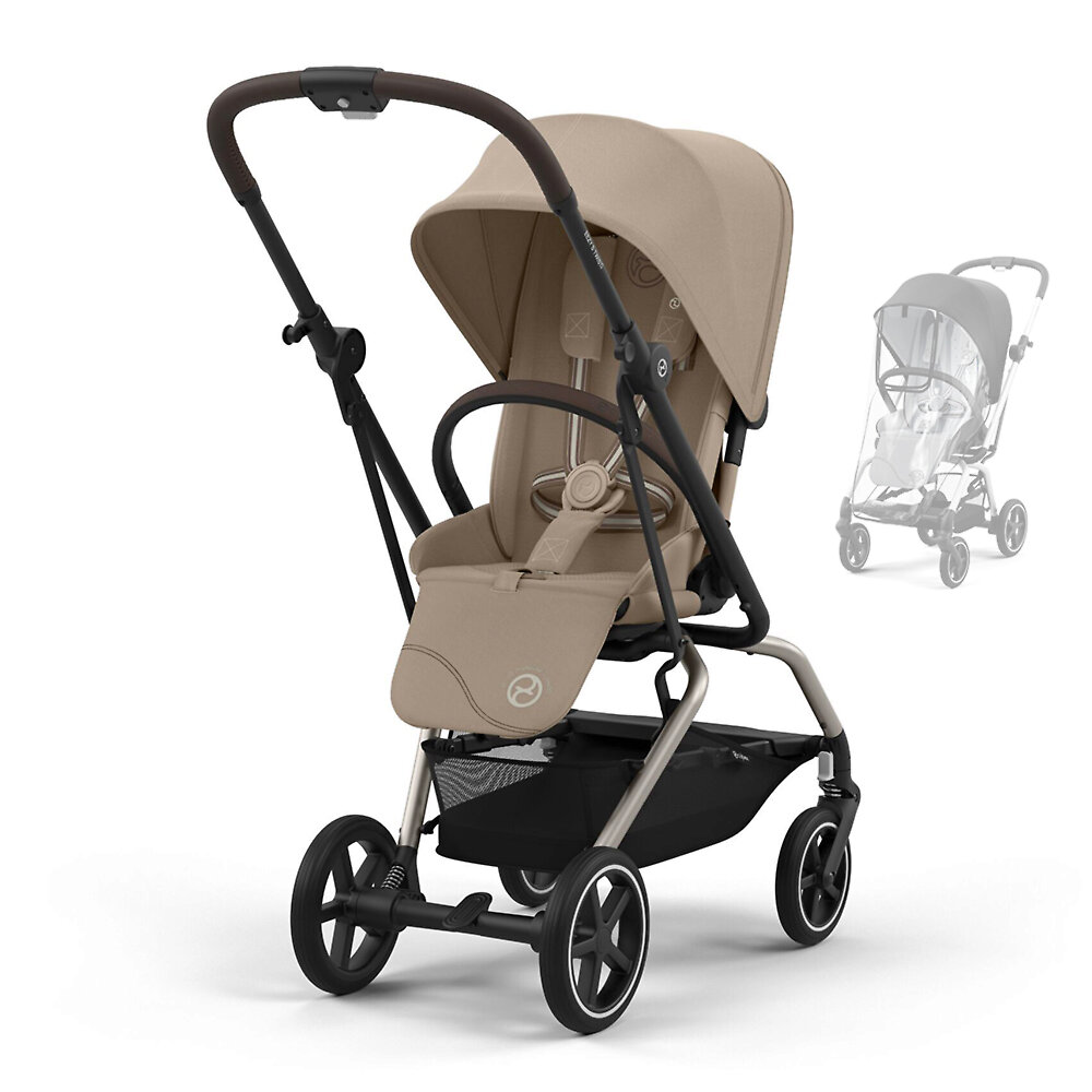 Cybex Eezy S Twist+2 - Бежевый (Almond Beige TPE RC - Дождевик)