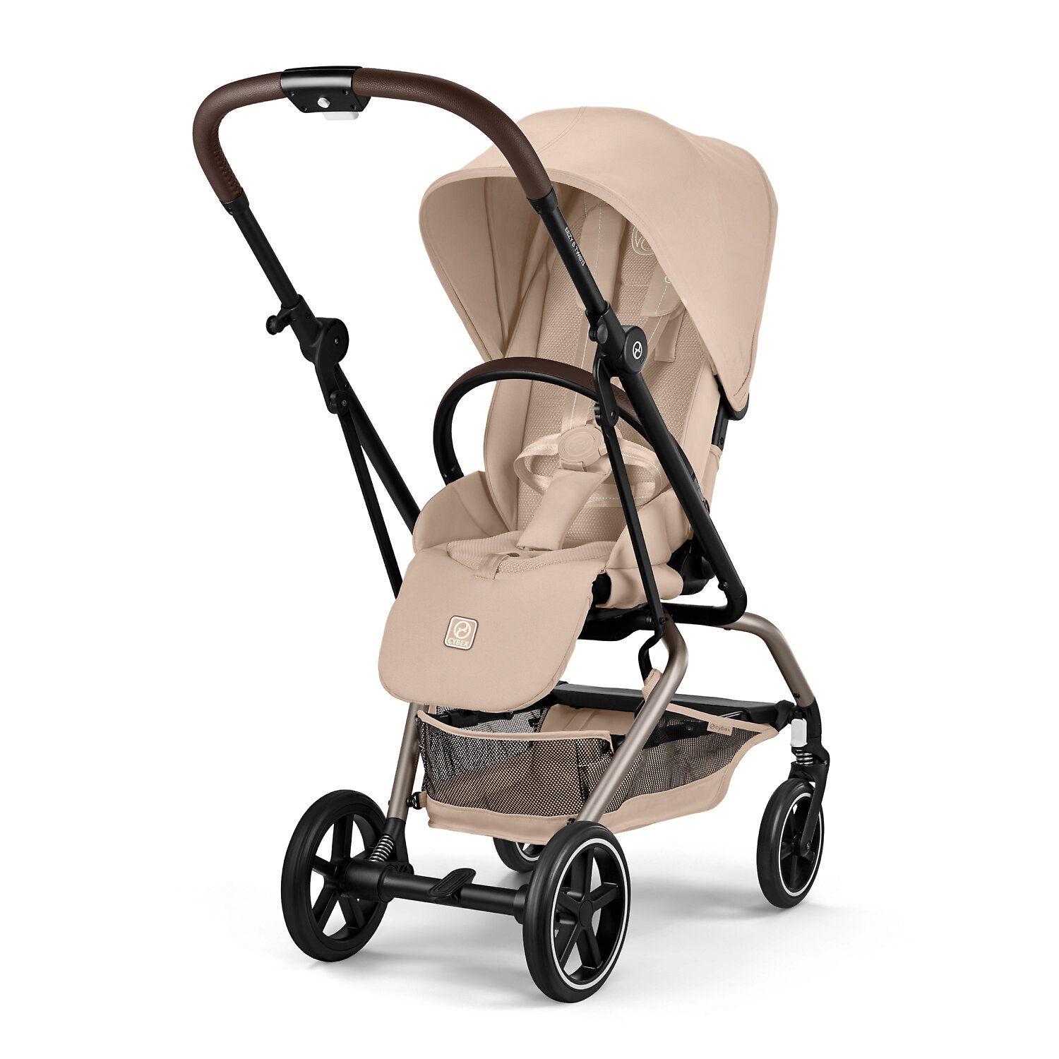 Cybex Eezy S Twist+2 - Бежевый (Almond Beige TPE / 2026)