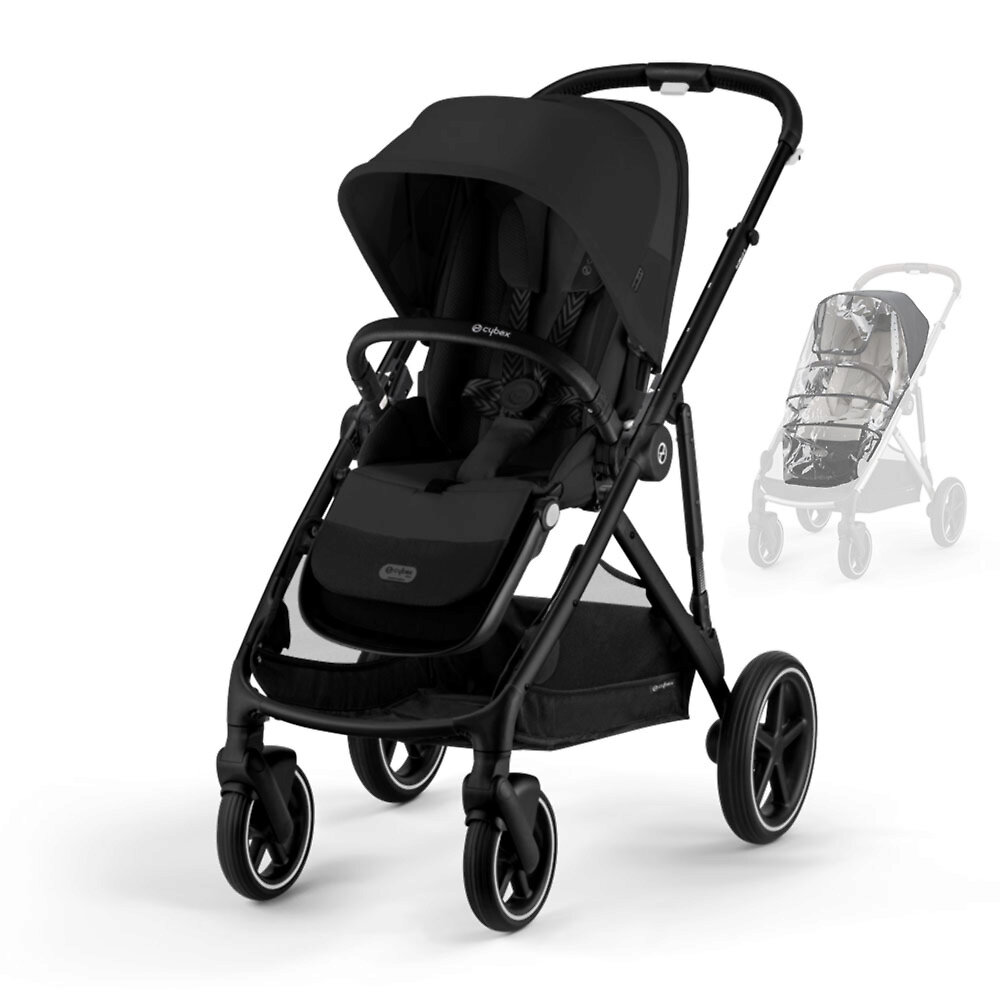 Cybex Gazelle S - Чёрный (Moon Black RC - Дождевик)