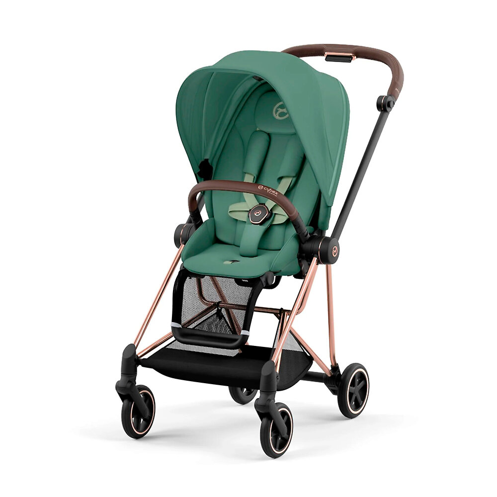 Cybex Mios - Зелёный / Золотистое шасси (Leaf Green / Rose Gold)