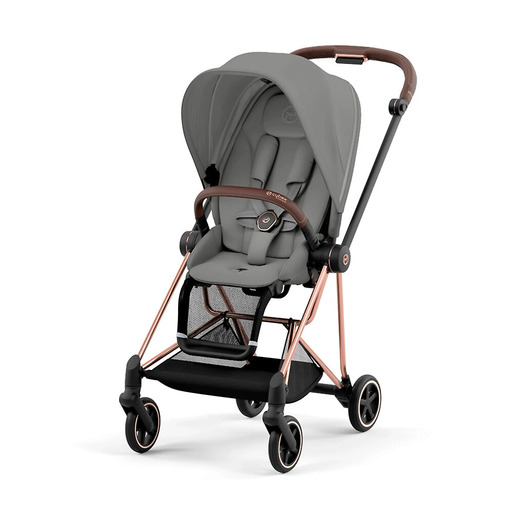 Cybex Mios - Серый / Золотистое шасси (Mirage Grey / Rose Gold)