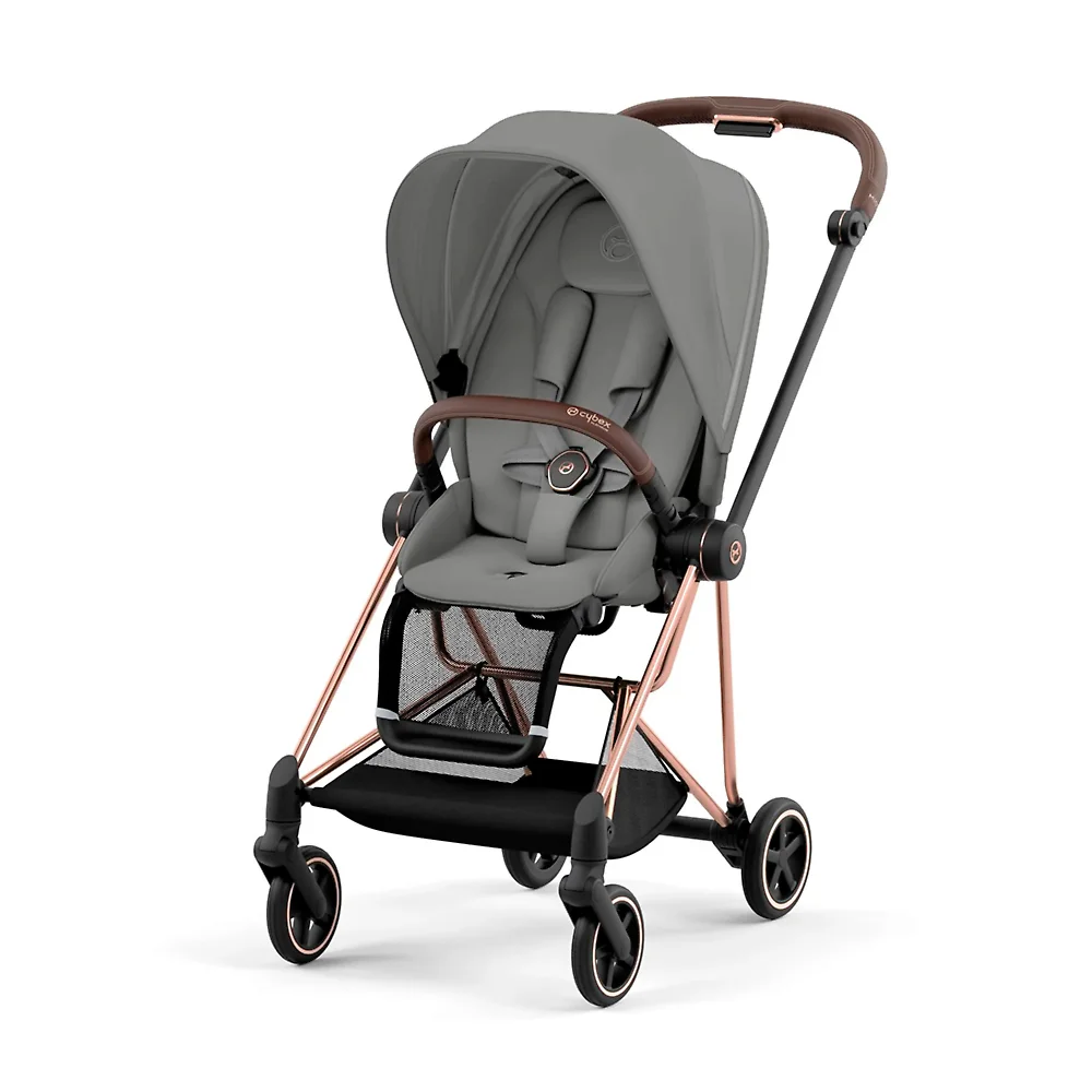 Cybex Mios - Серый / Золотистое шасси (Mirage Grey / Rose Gold)