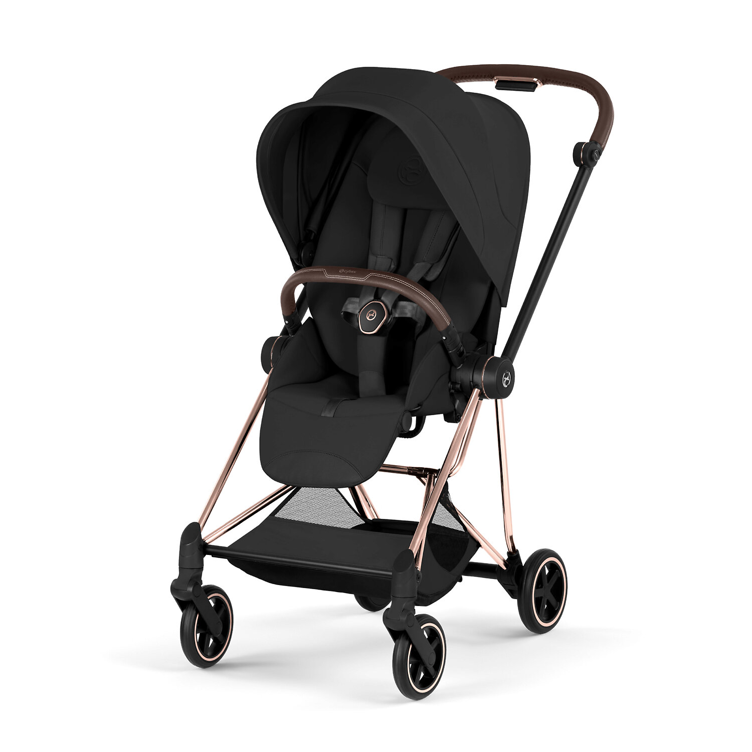 Cybex Mios Style - Чёрный / Золотистое шасси (Sepia Black / Rose Gold)