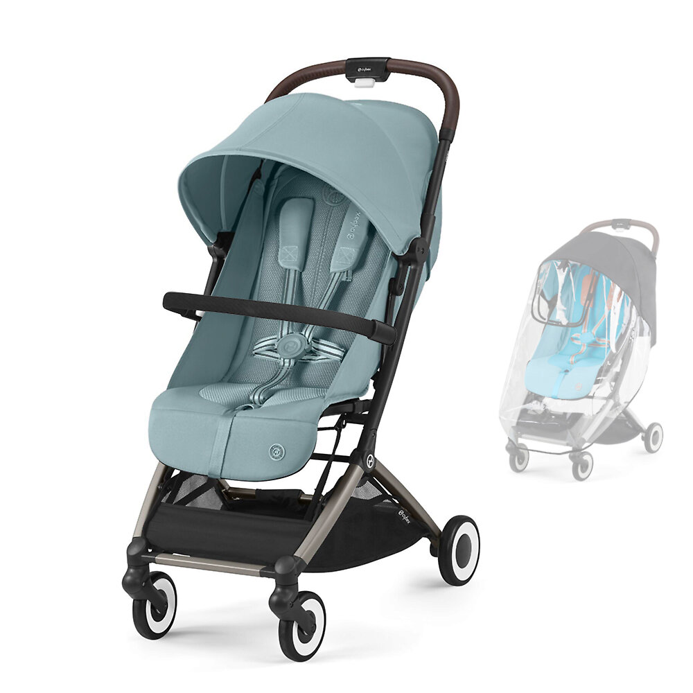 Cybex Orfeo - Бирюзовый (Stormy Blue TPE RC & BB - Бампер и дождевик)