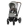 Cybex Priam III Fashion Collection - Серебристое шасси / Дизайнерская коллекция (Chrome / Koi)