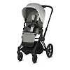 Cybex Priam III Fashion Collection - Чёрное шасси / Дизайнерская коллекция (Matt Black / Koi)