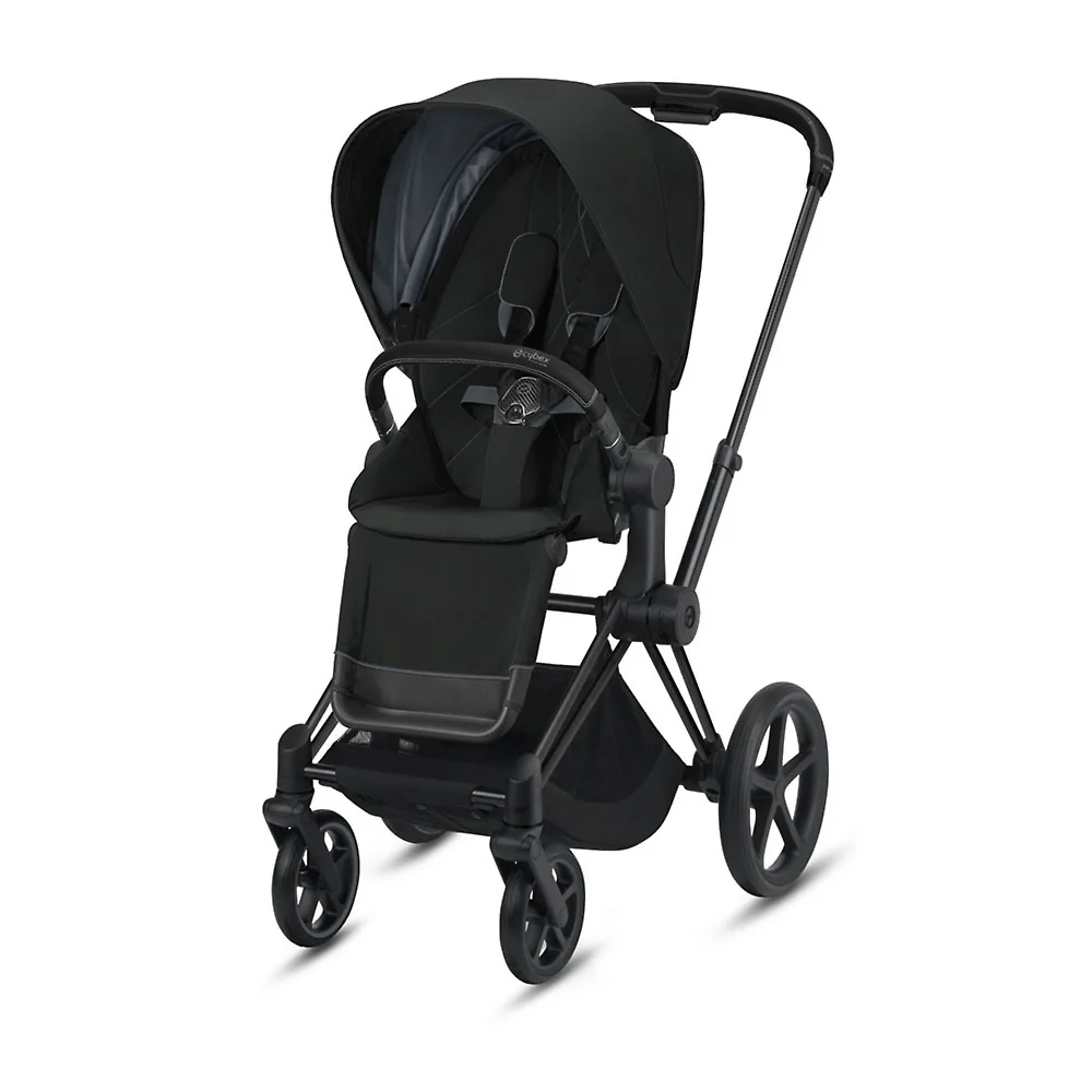 Cybex Priam III - Чёрный / Чёрное шасси (Deep Black / Matt Black)