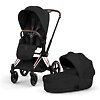 Cybex Priam Style - Чёрный / Золотистая рама (Sepia Black / Rosegold)