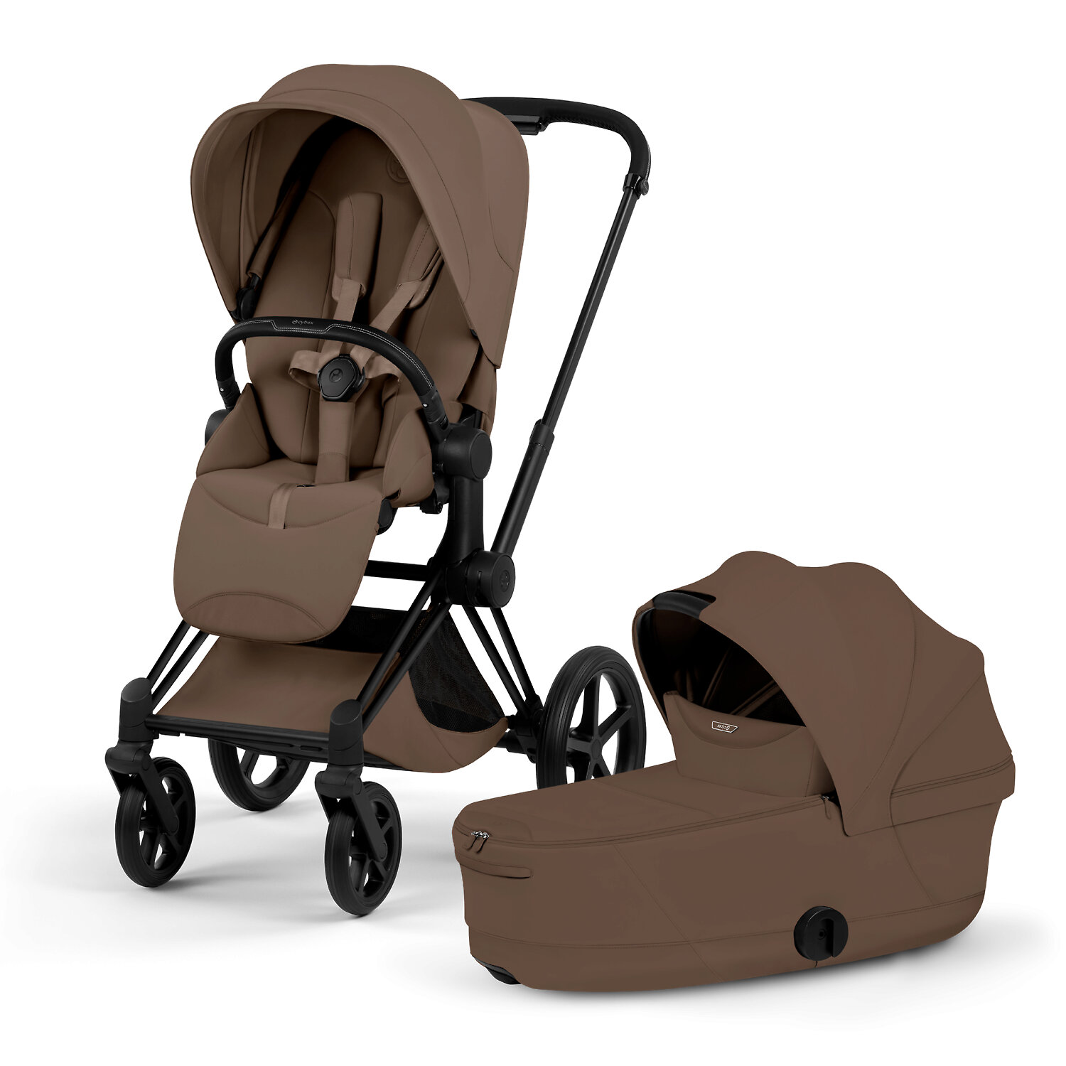 Cybex Priam V Style - Коричневый / Чёрная рама (Coconut Brown / Matt Black)