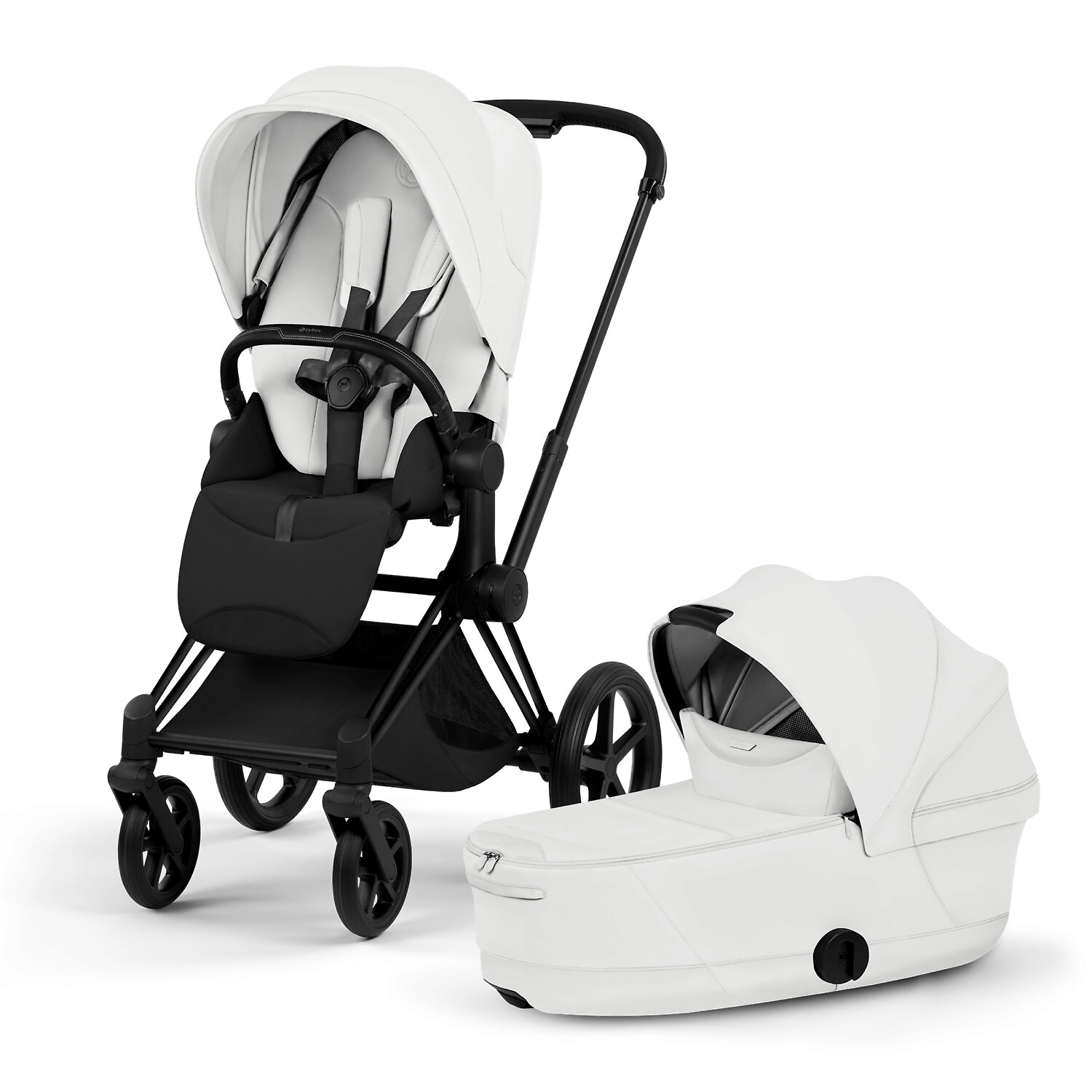 Cybex Priam Style - Белый / Чёрная рама (Off White / Matt Black)
