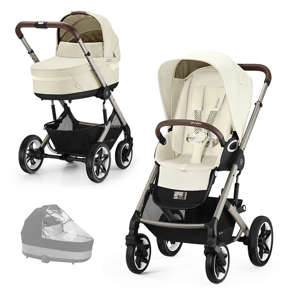 Cybex Talos S Lux - Кремовый (Seashell Beige TPE CRC - Дождевик люльки)