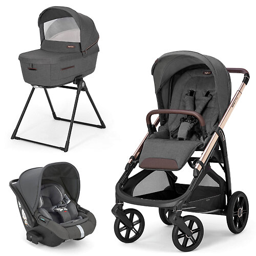 Inglesina Aptica New + Darwin Infant i-Size - Тёмно-серый (Velvet Grey)