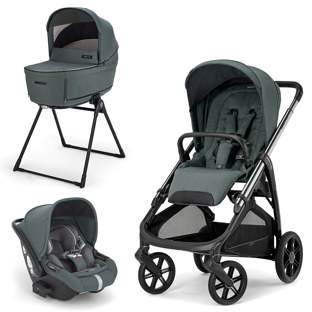 Inglesina Aptica New + Darwin Infant i-Size - Зелёный (Emerald Green / 2025)