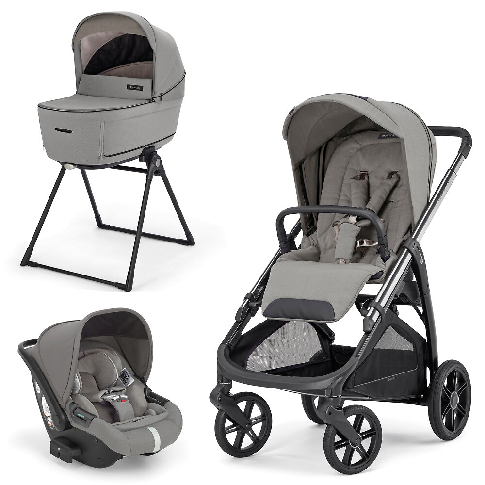 Inglesina Aptica New + Darwin Infant i-Size - Серый (Platinum Grey / 2025)
