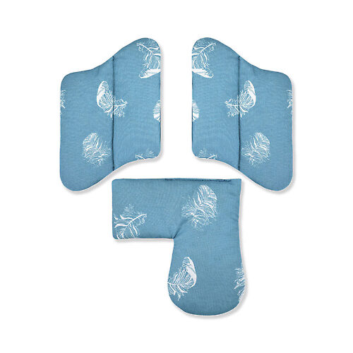 Комплект накладок Leo Baby - Бирюзовый / Перья