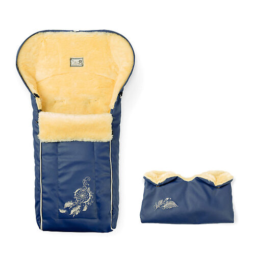 Конверт и муфта Leo Baby - Синий