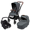 Maxi-Cosi Leona&nbsp;2 + CabrioFix i-Size - Графитовый (Twillic Graphite)