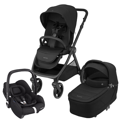 Maxi-Cosi Oxford Plus + CabrioFix i-Size - Чёрный (Twillic Black)