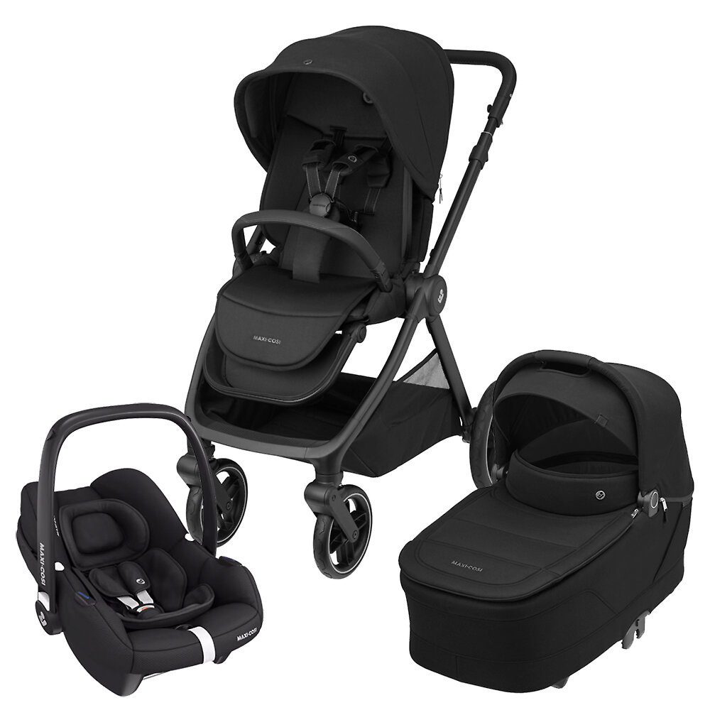 Maxi-Cosi Oxford Plus + CabrioFix i-Size - Чёрный (Twillic Black)