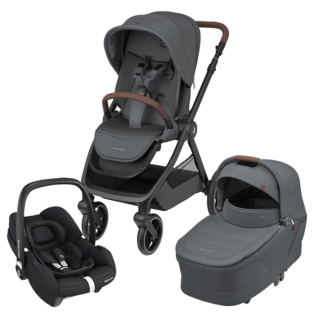 Maxi-Cosi Oxford Plus + CabrioFix i-Size - Графитовый (Twillic Graphite)