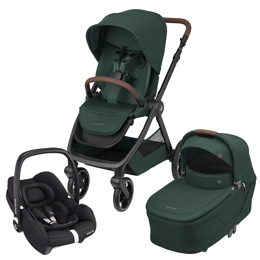 Maxi-Cosi Oxford Plus + CabrioFix i-Size - Зелёный (Twillic Green)
