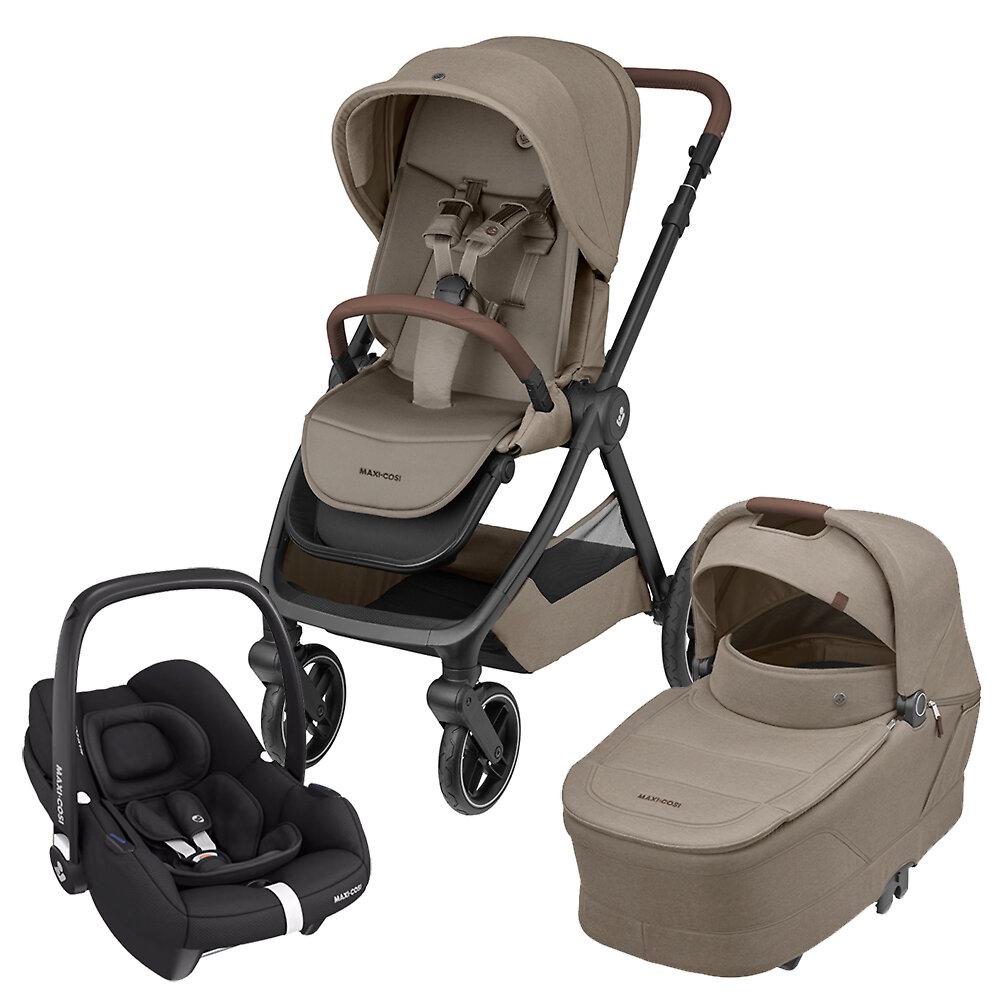 Maxi-Cosi Oxford Plus + CabrioFix i-Size - Трюфельный (Twillic Truffle)