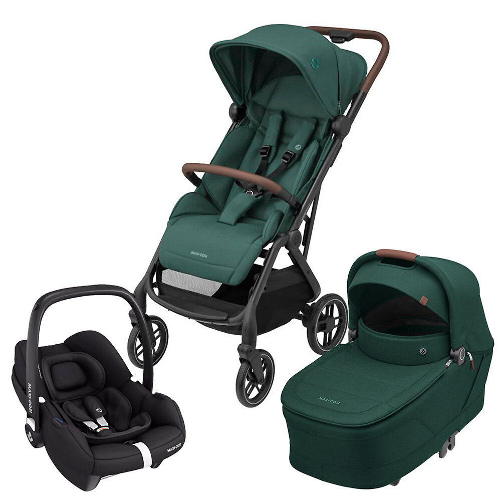 Maxi-Cosi Soho + CabrioFix i-Size - Зелёный (Essential Green / Twillic Green)