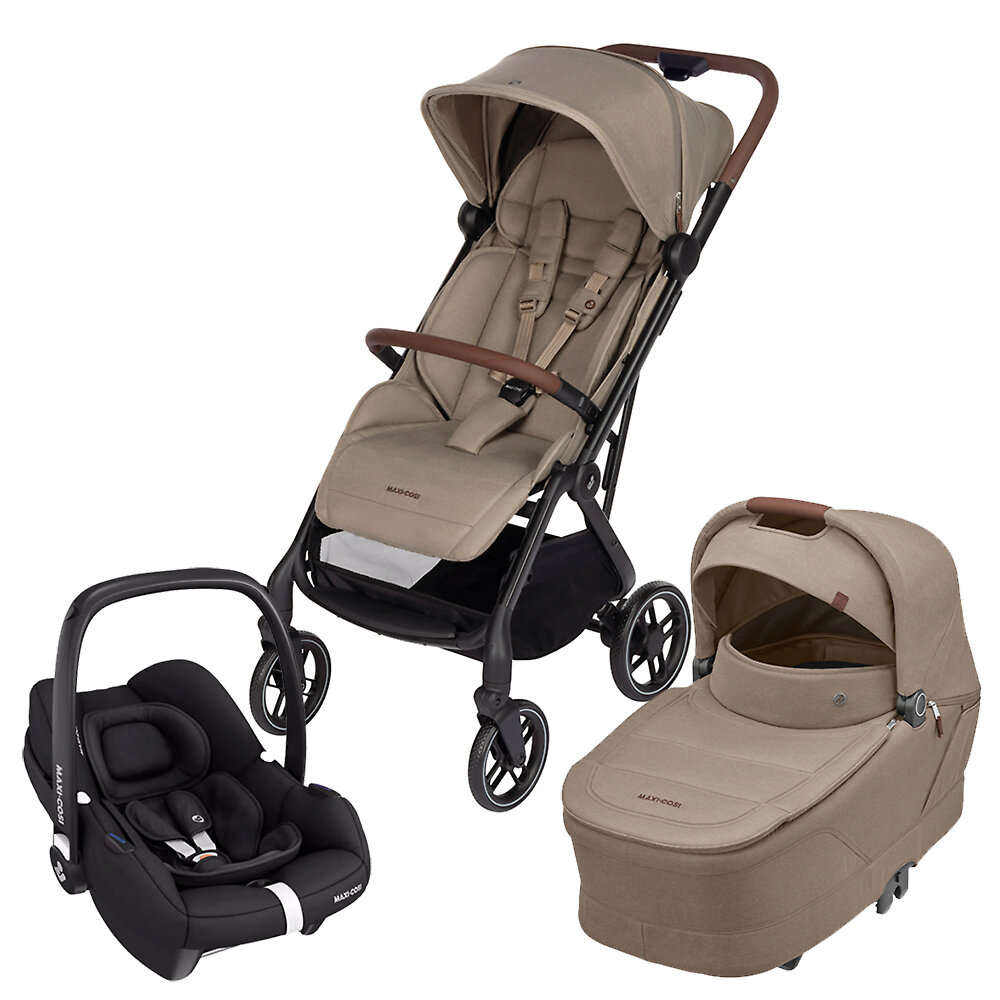 Maxi-Cosi Soho + CabrioFix i-Size - Трюфельный (Twillic Truffle)