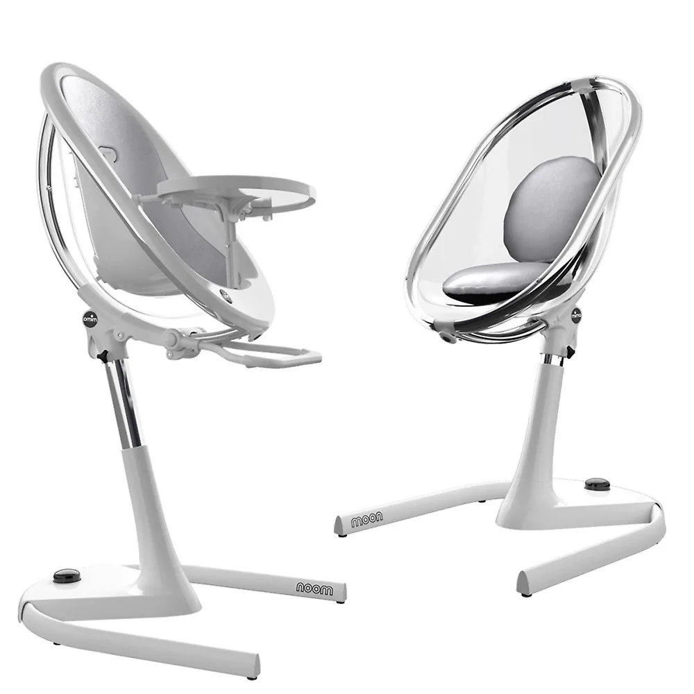 Mima Moon 2G - Серебристый / Основание белое (Silver / White)