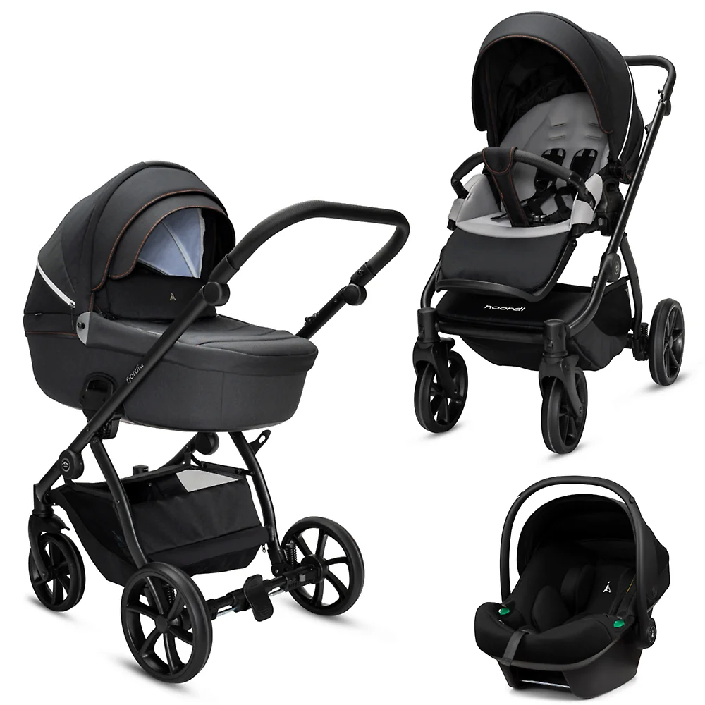 Noordi Fjordi V.2 + Terra i-Size - Чёрный (Voyager Black)