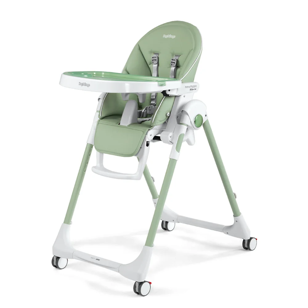 Peg Perego Prima Pappa Follow Me - Мятный (Mint - Экокожа)